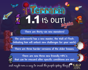 В честь 13-летия terraria разработчики отправили фанатов в путешествие в 2011 год. В честь 13-летия Terraria разработчики отправили фанатов в путешествие в 2011 год. 00964 300x238